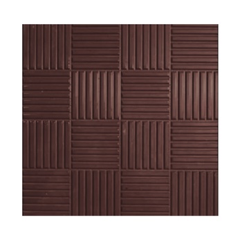 Тротуарная плитка "Сетка" М500 300х300х25 шоколадный