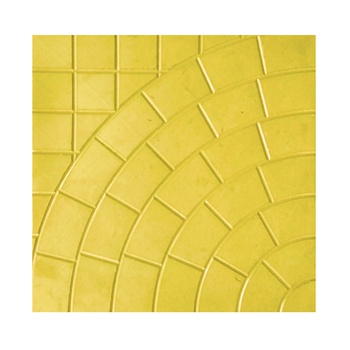 Тротуарная плитка "Колодец" М500 желтый 300х300х25