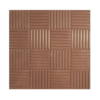 Тротуарная плитка "Сетка" М500 300х300х25 коричневый